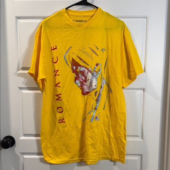 My Chemical Romance Other - My chemical Romance yellow  t shirt Large NWOT